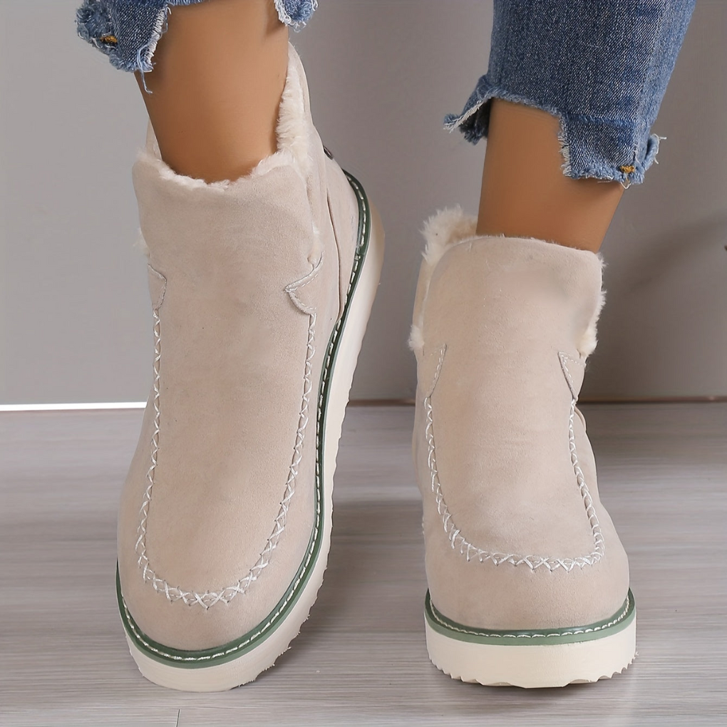 Fur-Lined Winter Shoes