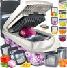 Vegetable Chopper | Dice, Slice and Grate | Catch Container & Safety Holder