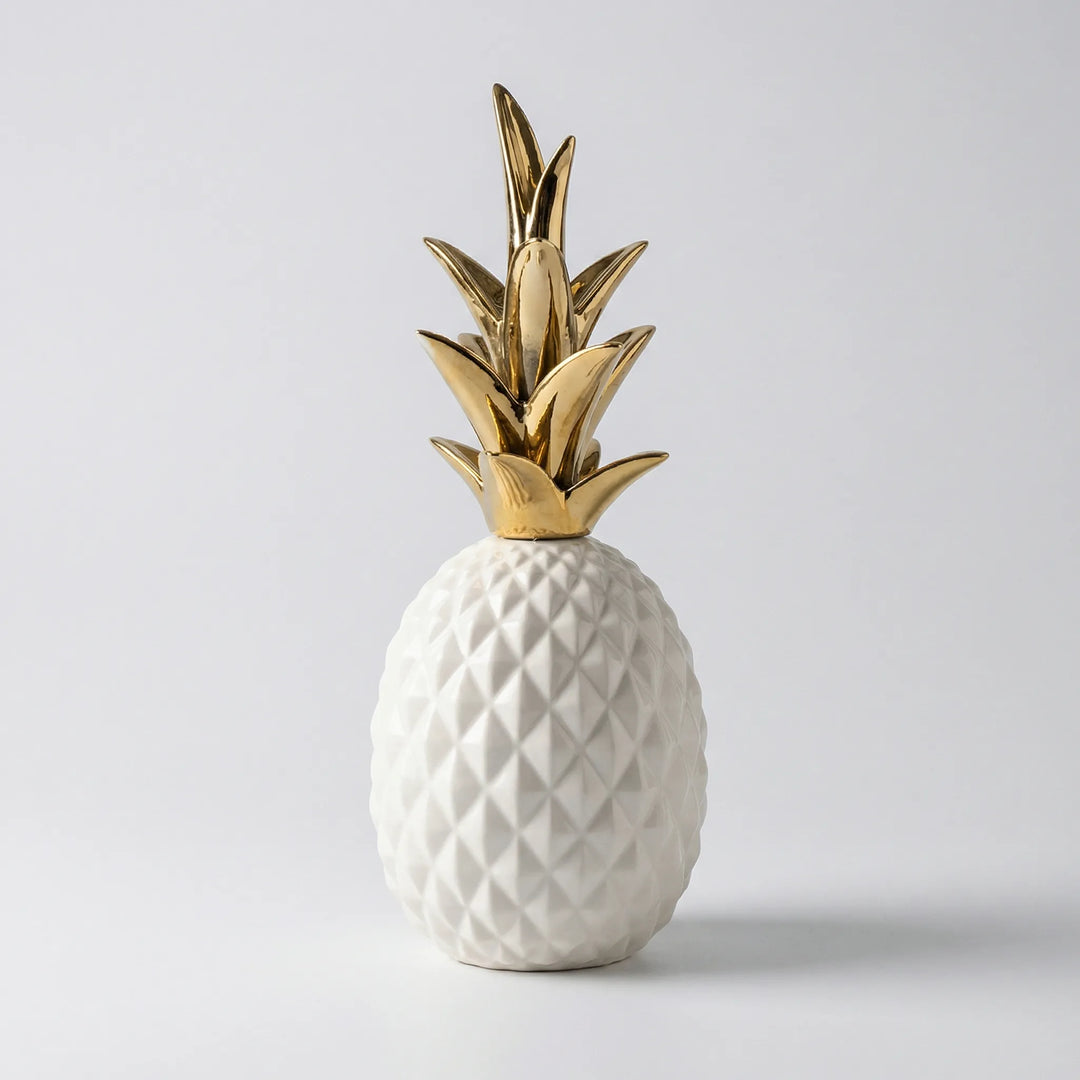 Nordic-Style Golden Pineapple Figurine - Pinnaglow