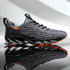 Men’s Running Shoes – Knit Sneakers with Grip Sole