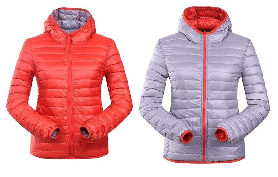 Women's Reversible Down Jacket for Spring 2026 – Aurora