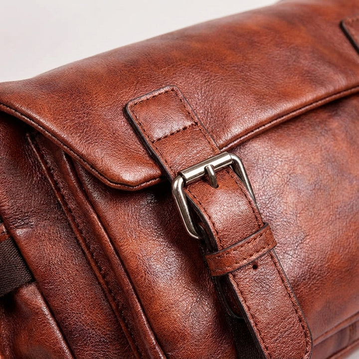 Handcrafted Cowhide Leather Backpack – Vintora
