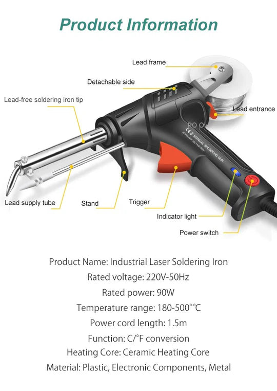 Laser Welder | 2-in-1 Welding and Cutting Tool with 20-Second Heat-Up
