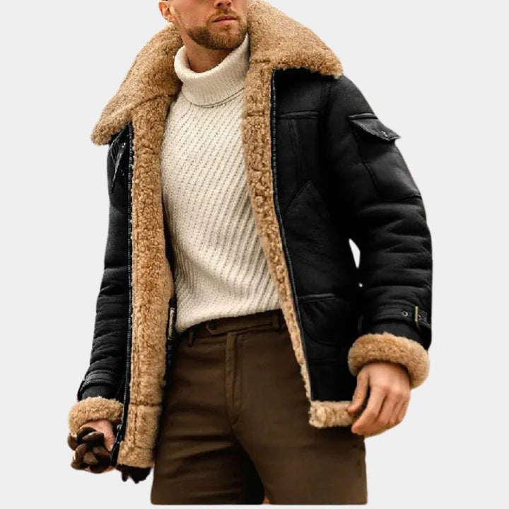 Aviator Winter Jacket Timeless Warmth with a Rugged Edge