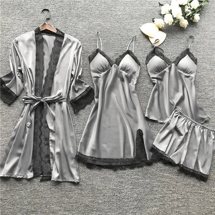 Luxurious Satin Pajama Set – Luna