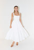 Women’s Sleeveless Square Neck Midi Dress