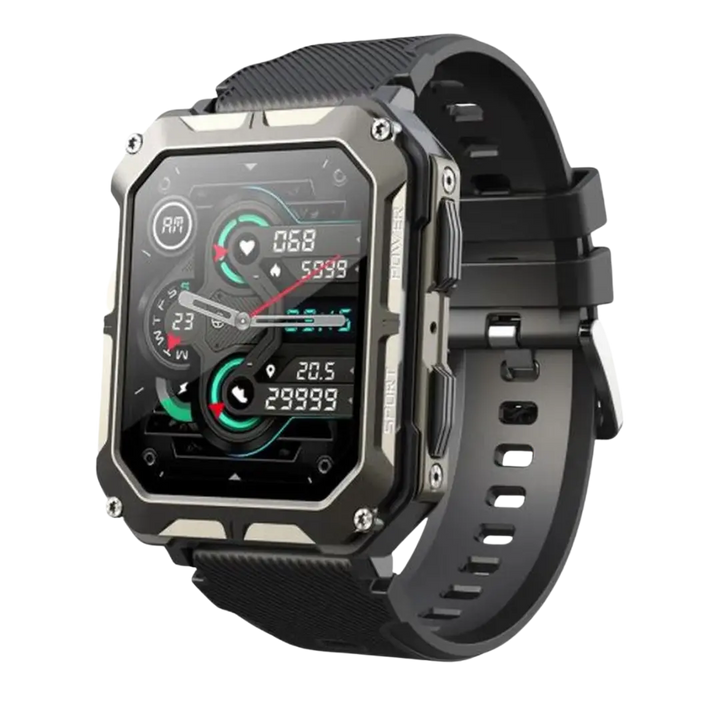 Rugged Smartwatch with Heart Rate Monitor & Step Counter - EnduranceX