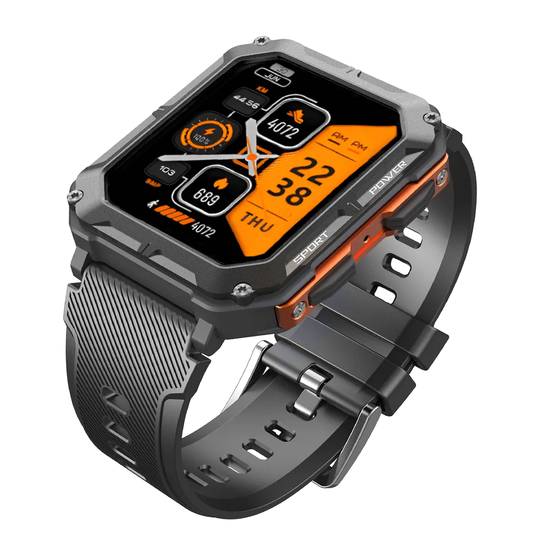Rugged Smartwatch with Heart Rate Monitor & Step Counter - EnduranceX