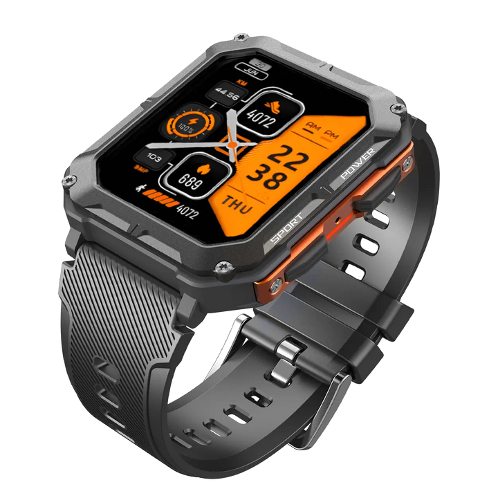 Rugged Smartwatch with Heart Rate Monitor & Step Counter - EnduranceX