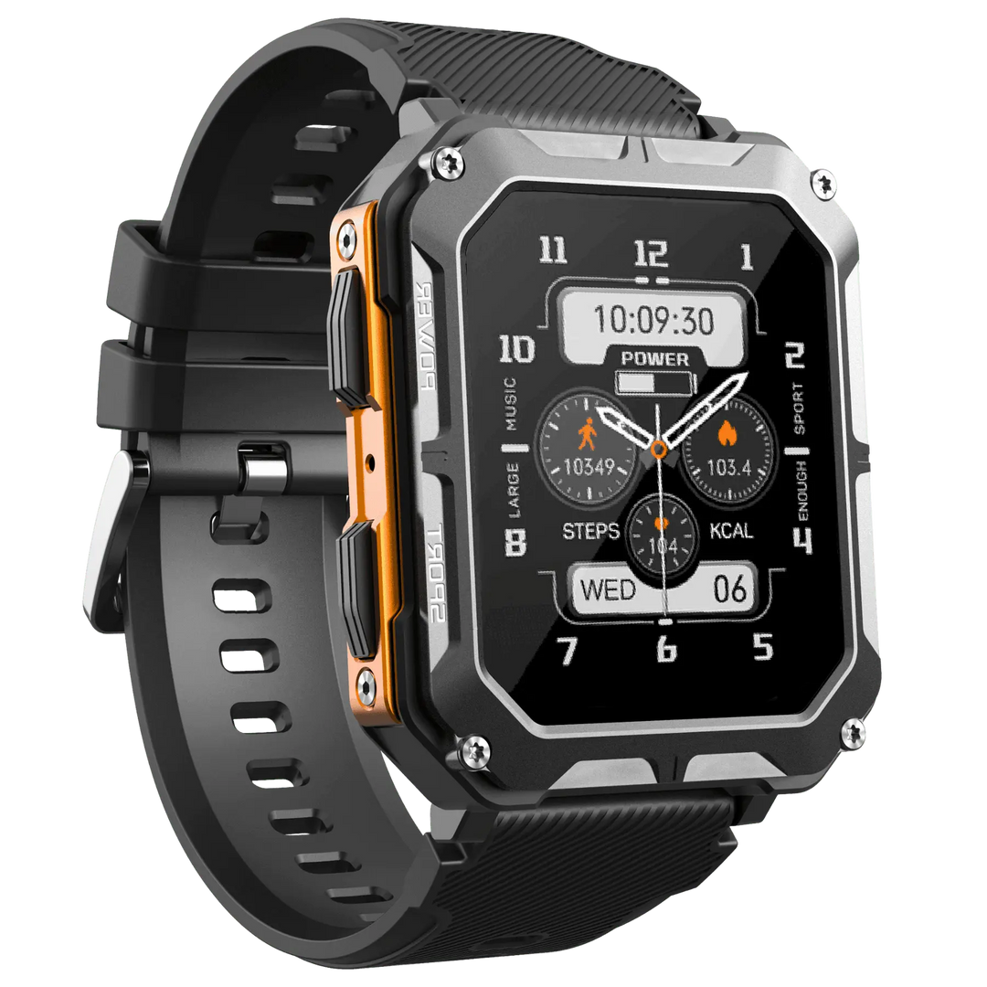 Rugged Smartwatch with Heart Rate Monitor & Step Counter - EnduranceX