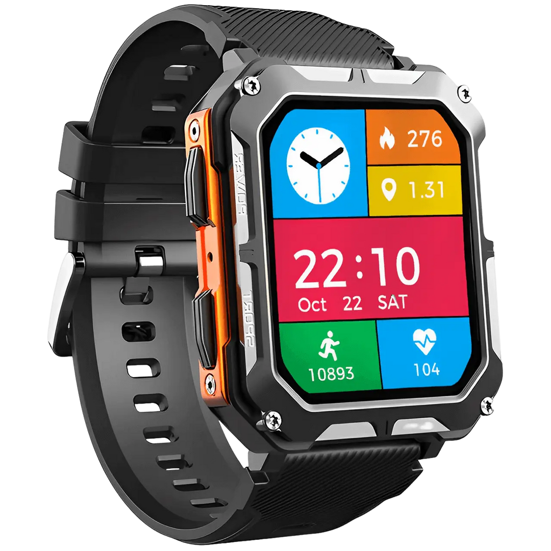 Rugged Smartwatch with Heart Rate Monitor & Step Counter - EnduranceX