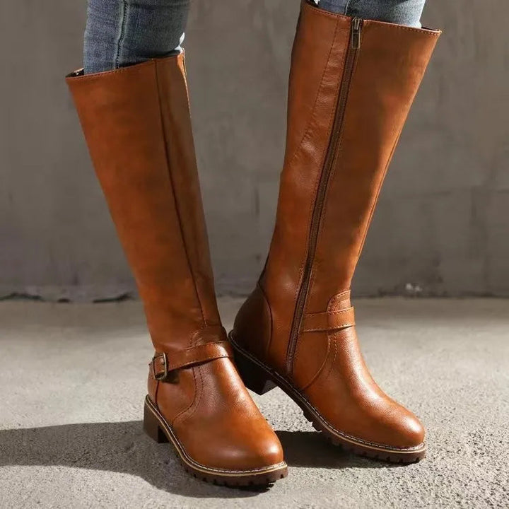 Women's Orthopedic Leather Boots with Arch Support for Extra Comfort