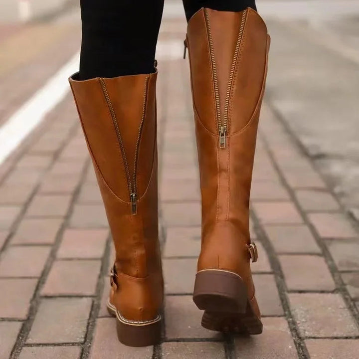 Women's Orthopedic Leather Boots with Arch Support for Extra Comfort