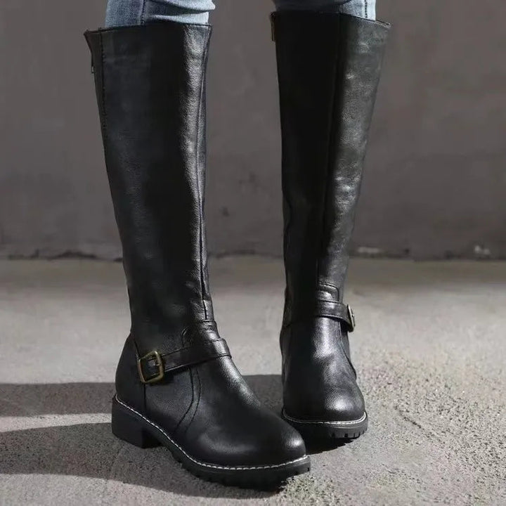 Women's Orthopedic Leather Boots with Arch Support for Extra Comfort