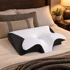 Contoured Orthopedic Pillow for Back Sleepers