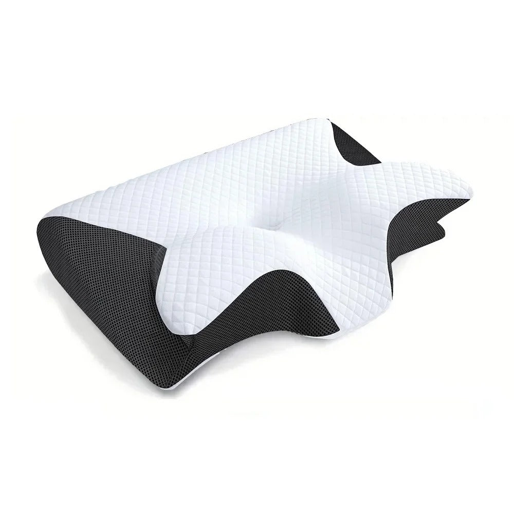 Contoured Orthopedic Pillow for Back Sleepers