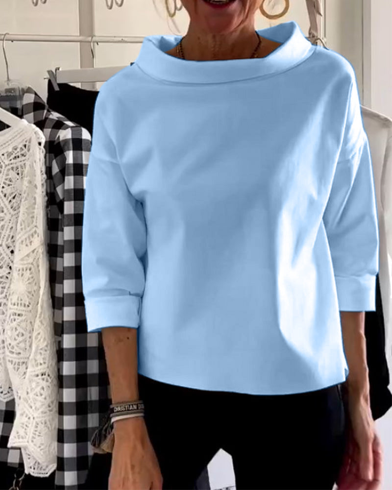 Women’s Long-Sleeve Turtleneck Top