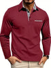Men's Long-Sleeve Polo Shirt | Smart Casual Comfort Fit