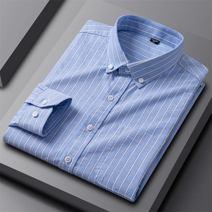 Classic Oxford Button-Up Shirt