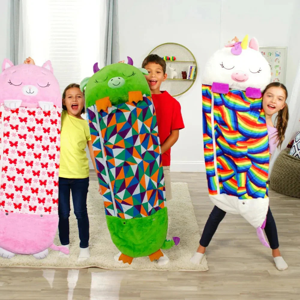 SleepyBuddy 2-in-1 Sleeping Bag and Plush Toy – Perfect for Kids' Naps and Sleepovers