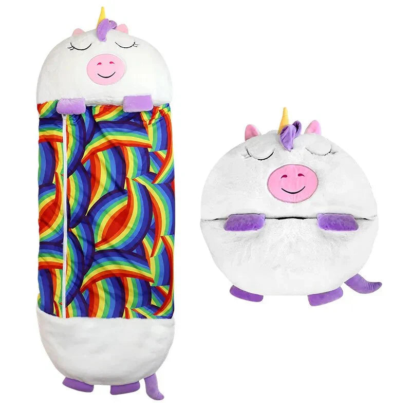SleepyBuddy 2-in-1 Sleeping Bag and Plush Toy – Perfect for Kids' Naps and Sleepovers