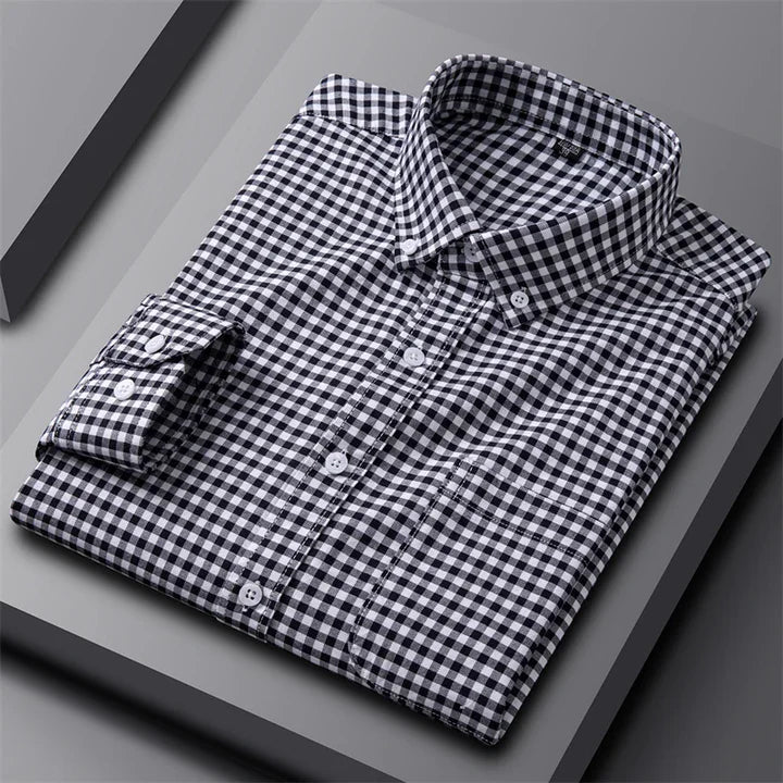 Classic Oxford Button-Up Shirt