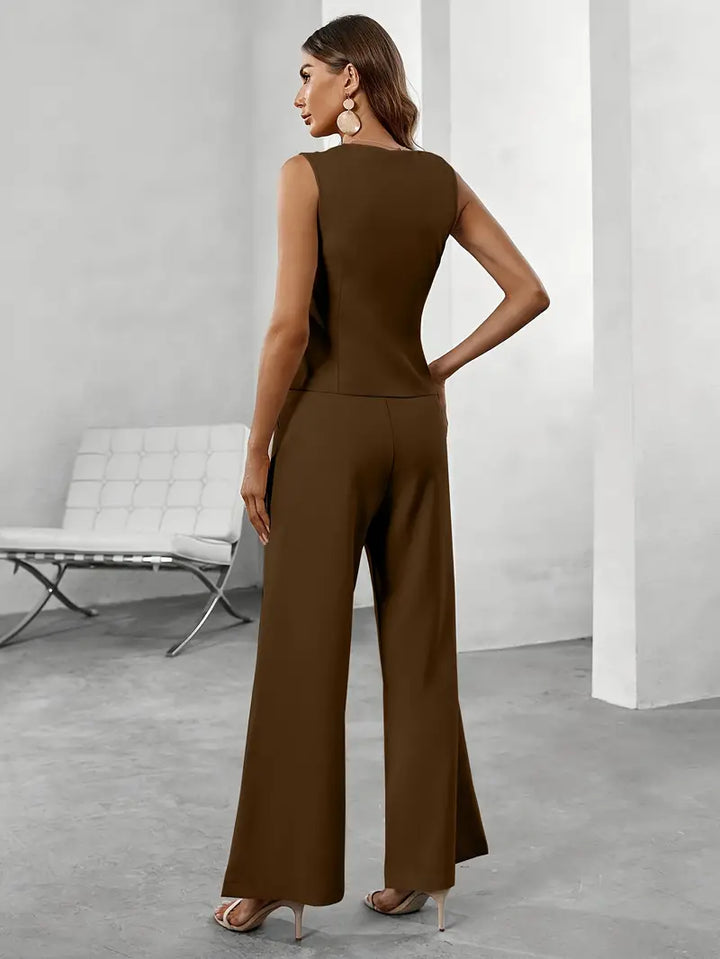 Women’s Set with Sleeveless Top and Pants