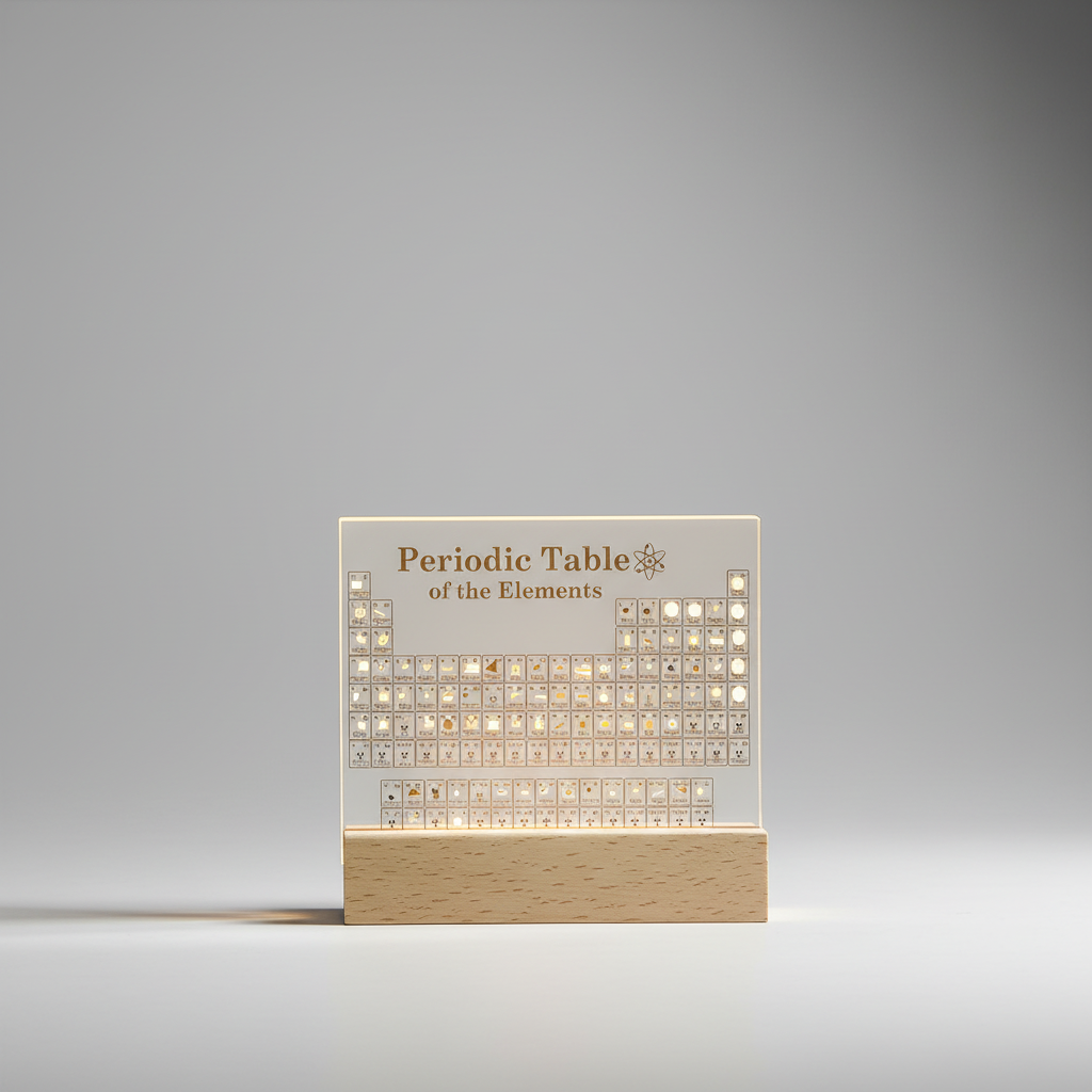 Periodic Table Display with Real Elements – Elementiqo
