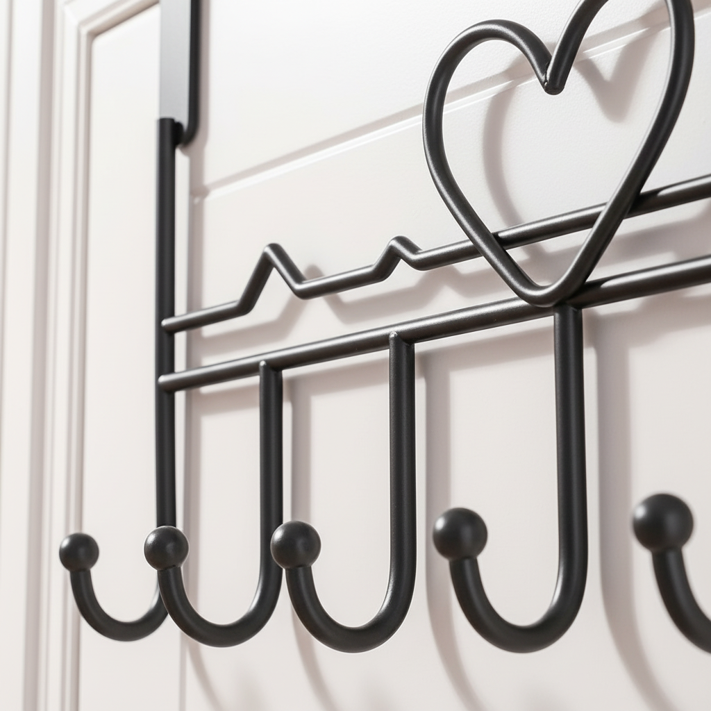 Over-the-Door Metal Coat Hook Rack – OverMount