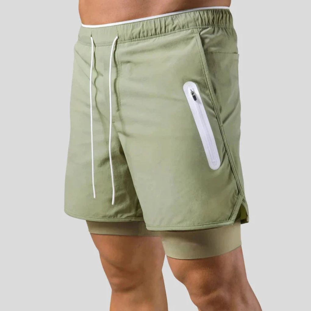 Men’s 2-in-1 Sports Shorts