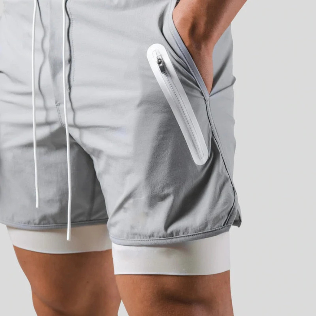 Men’s 2-in-1 Sports Shorts