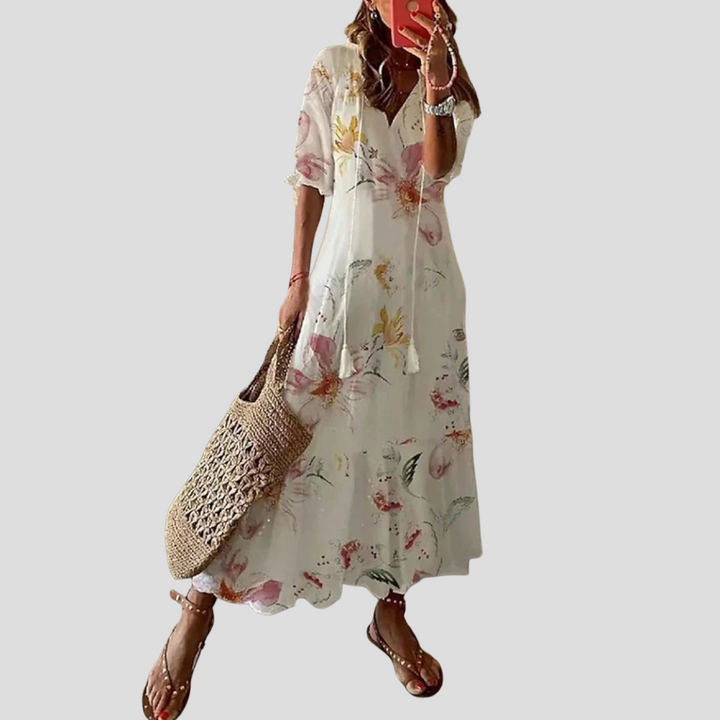 Women’s Floral Bohemian Maxi Dress