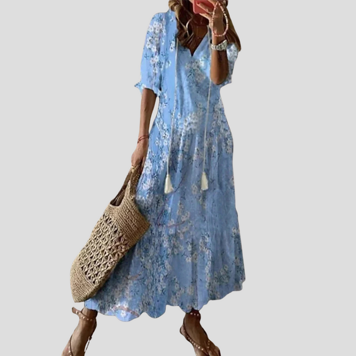 Women’s Floral Bohemian Maxi Dress