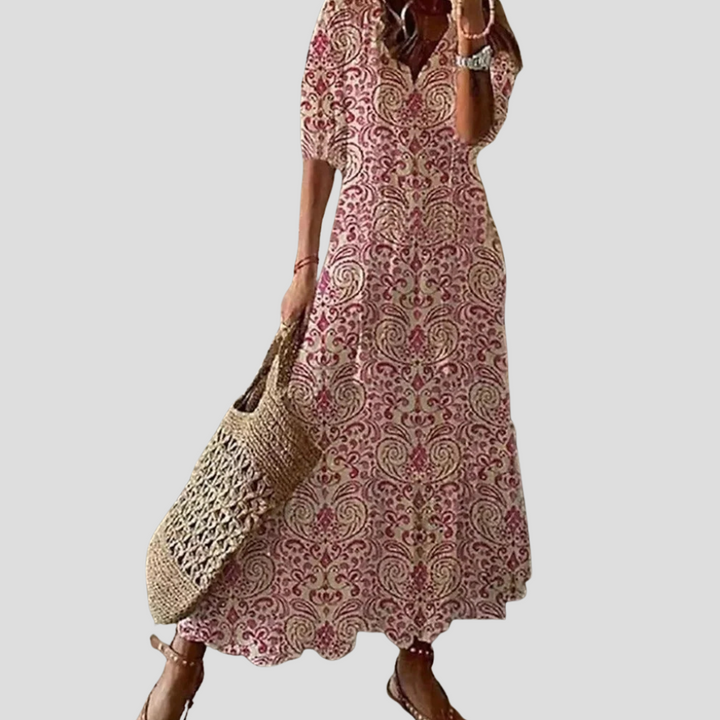 Women’s Floral Bohemian Maxi Dress