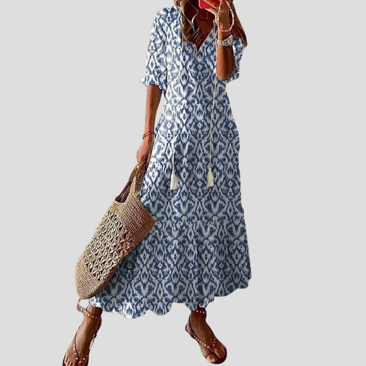 Women’s Floral Bohemian Maxi Dress