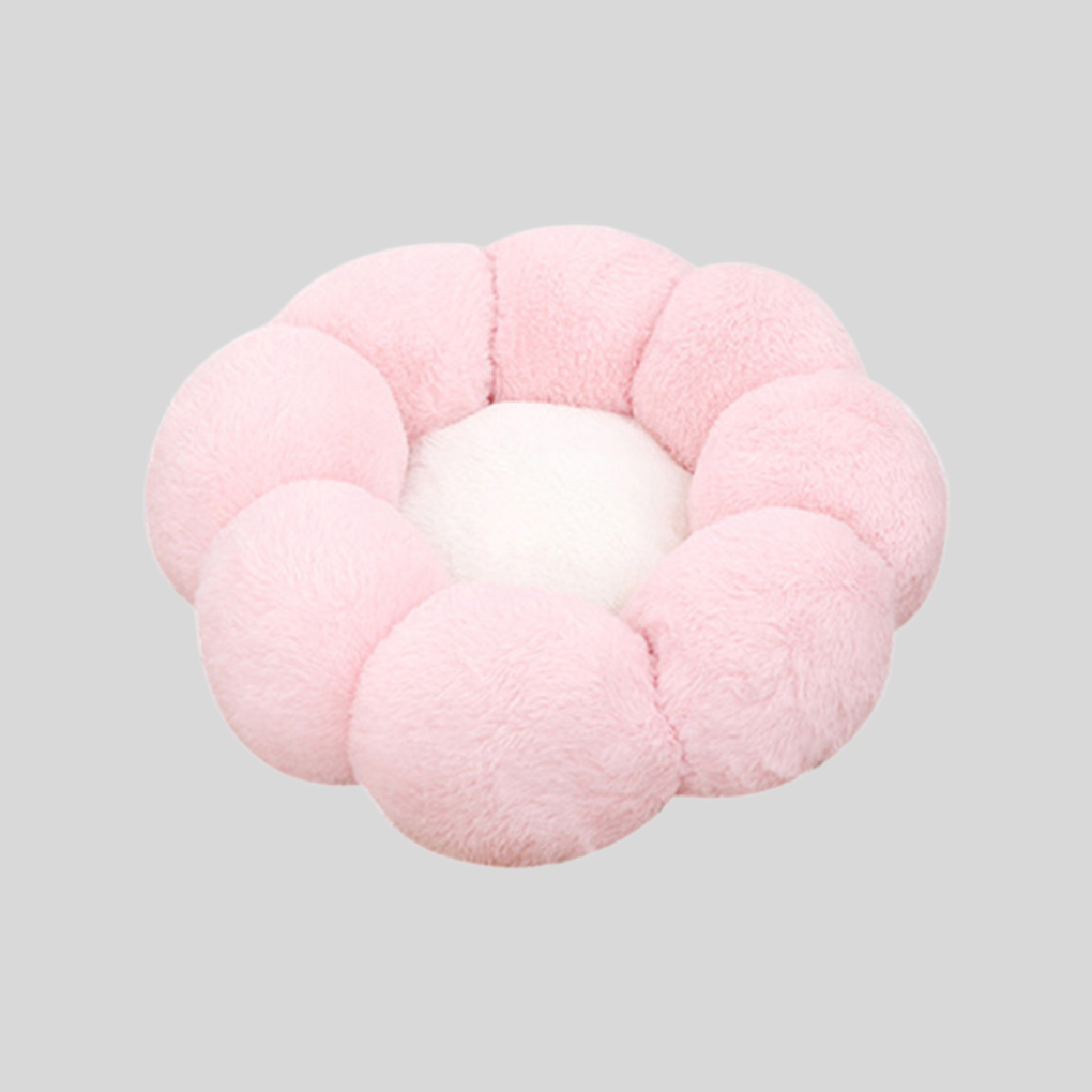 Flower-Shaped Cat Bed – Cozy Plush Pet Bed for Cats