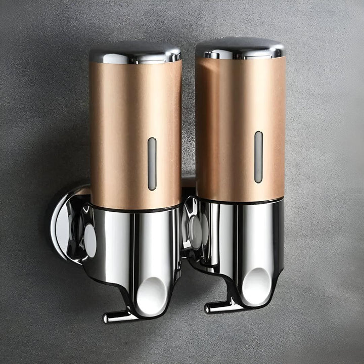 Wall-Mounted Brass Soap Dispenser | Stylish Addition for Bathroom and Kitchen