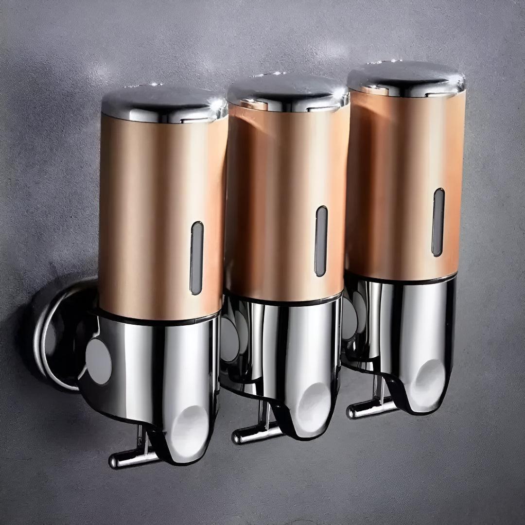 Wall-Mounted Brass Soap Dispenser | Stylish Addition for Bathroom and Kitchen