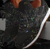 Women’s Glitter Lace-Up Sneakers