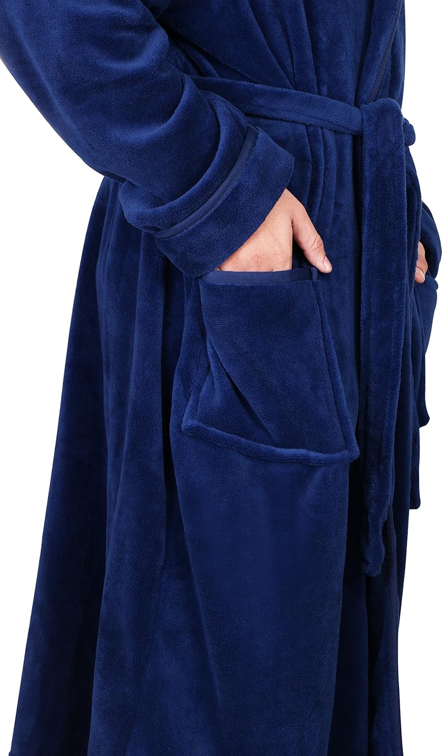 Men's Lightweight Fleece Summer Bathrobe – Harry