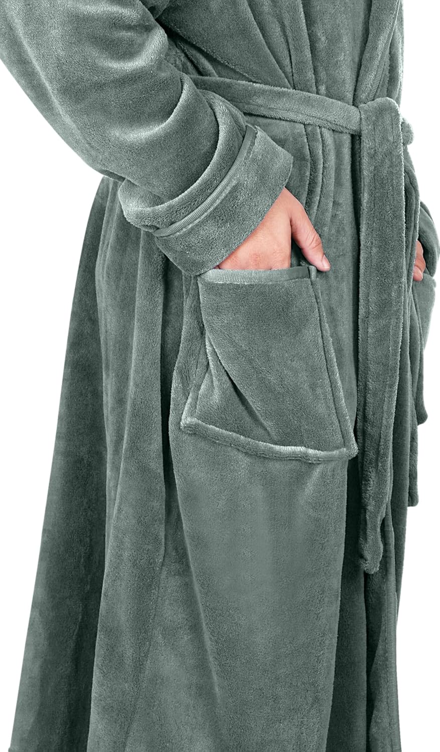 Men's Lightweight Fleece Summer Bathrobe – Harry