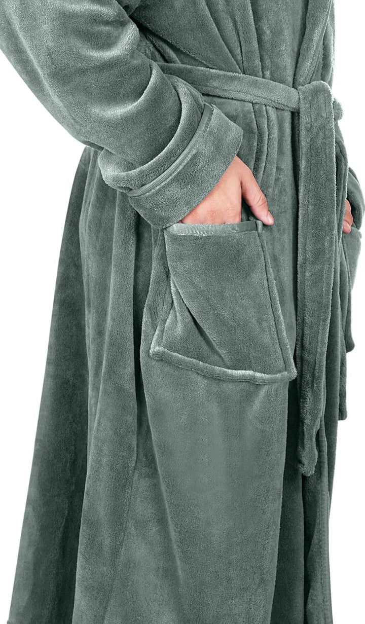 Men's Lightweight Fleece Summer Bathrobe – Harry