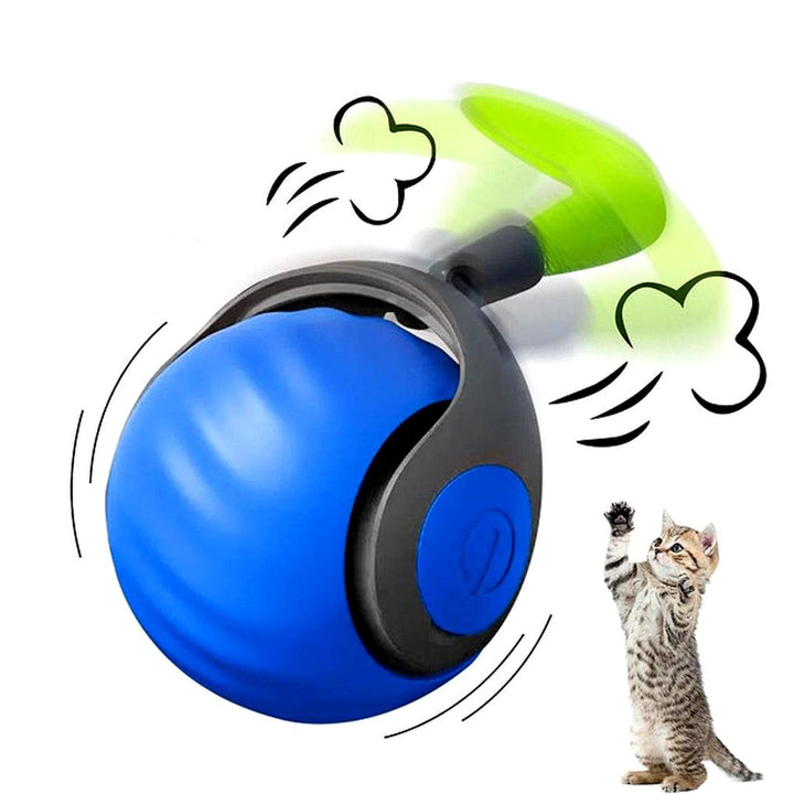 Interactive Cat Ball Toy – Self-Moving Rolling Play Sphere