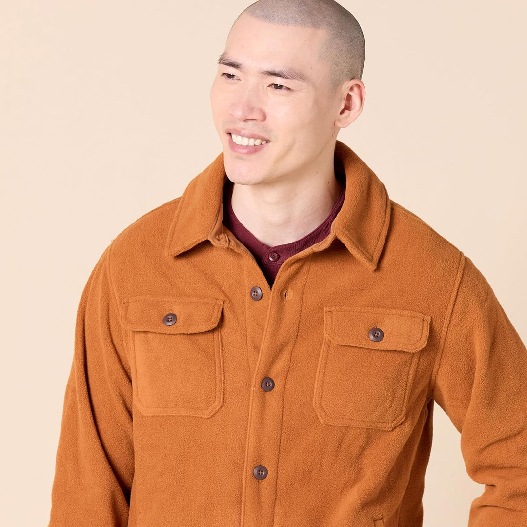 Men's Fleece Overshirt for Spring 2026 – Max