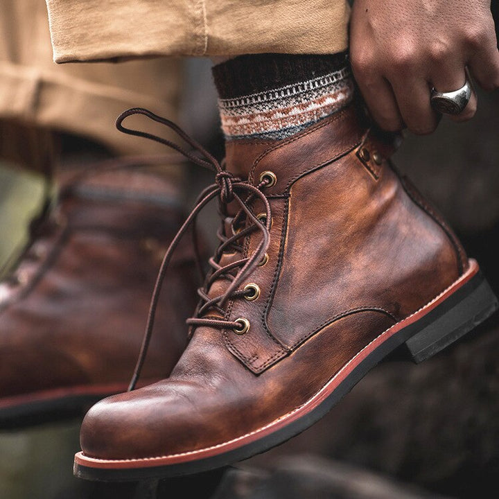 Men's Orthopedic Leather Boots – Atlas