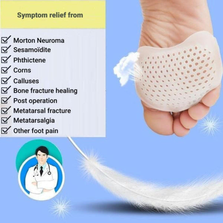 Breathable Metatarsal Pads - Set of 2 zaxx