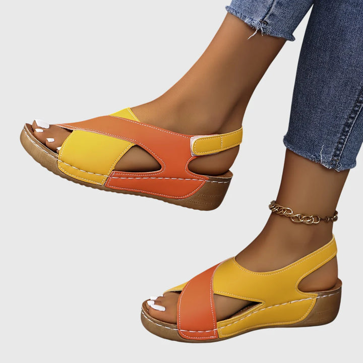 Ergonomic Low-Heel Sandals for Women