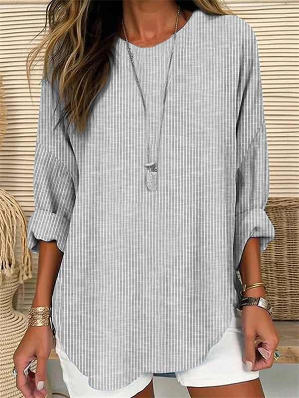 Women’s Striped Crew Neck Shirt