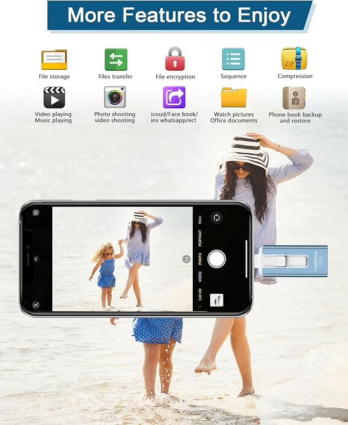 4-in-1 Memory Stick – Extra Storage for Your Smartphone