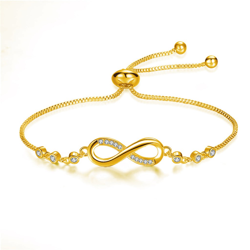 Adjustable Infinity Bracelet in Silver — image 1